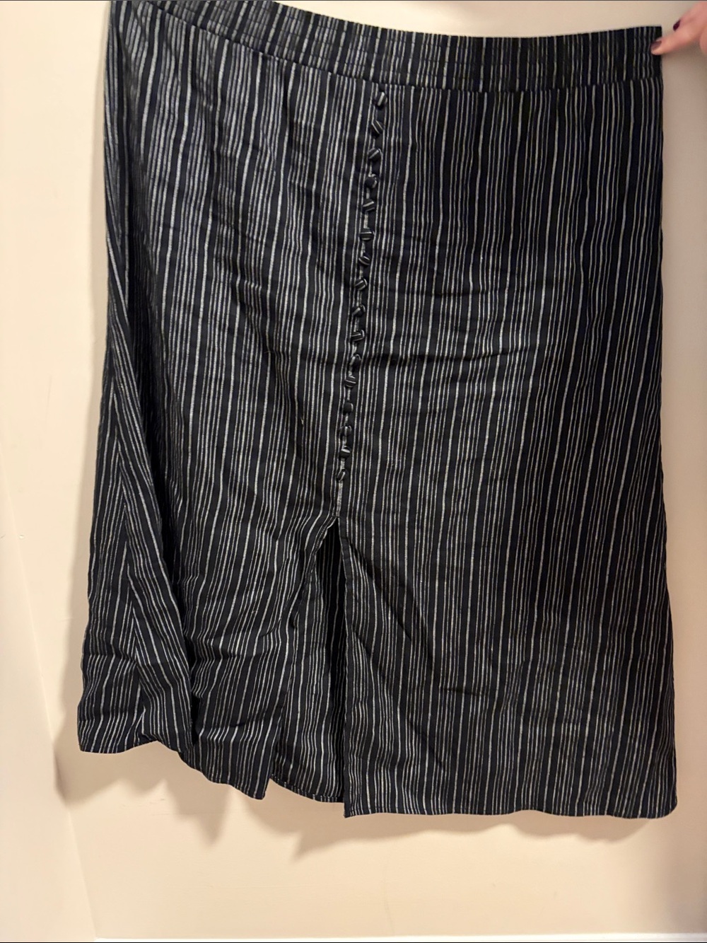 LOFT Black and White Pinstripe Men's Dress Pants